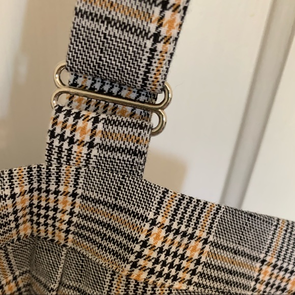 Vintage Plaid Suspender Bell Bottoms - Picture 4 of 6